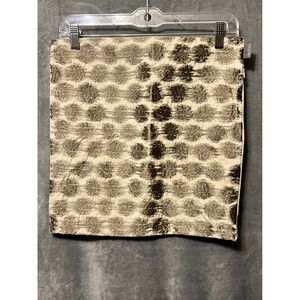 Echo Design Odyssey Metallic Ikat Dot Cotton Pillow Sham Cream Gold Olive Square